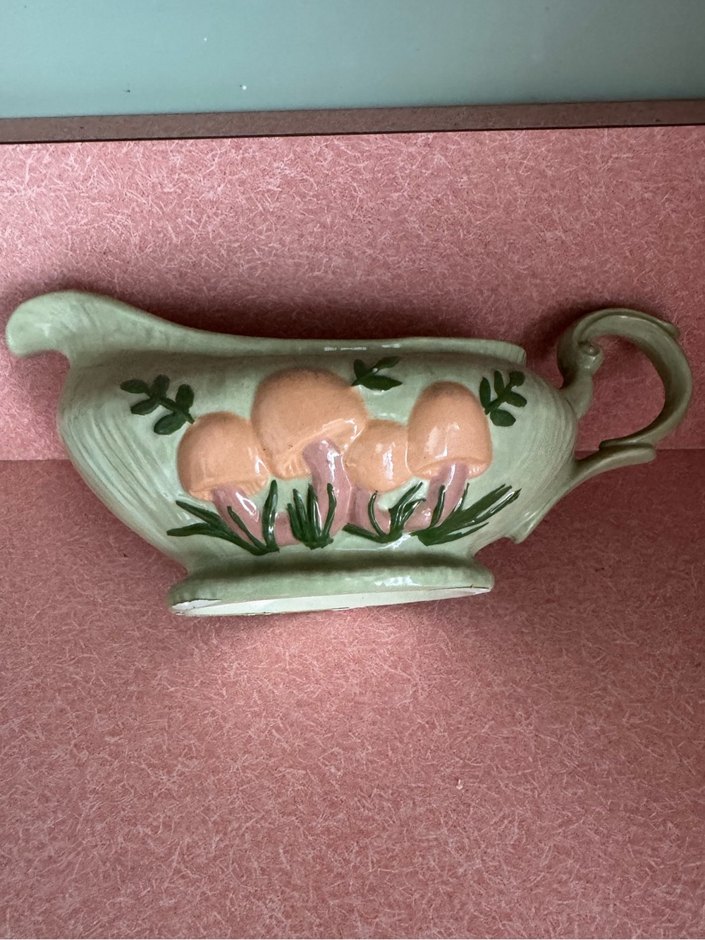 Vintage Arnels 1970s mushroom gravy boat